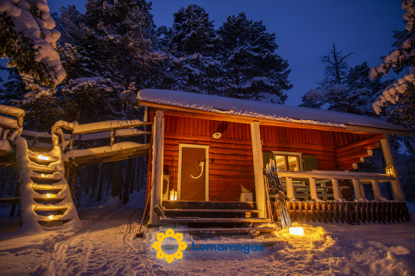 Munhaissaaren mökki, eräkämppä – Inari – Lappi