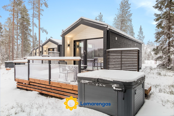 Lake resort, ulkoporeallasmökki – Puolanka – Kainuu